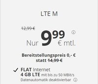 PremiumSIM: 4 GB, Allnet-Flat + LTE für nur 9,57€ im Monat